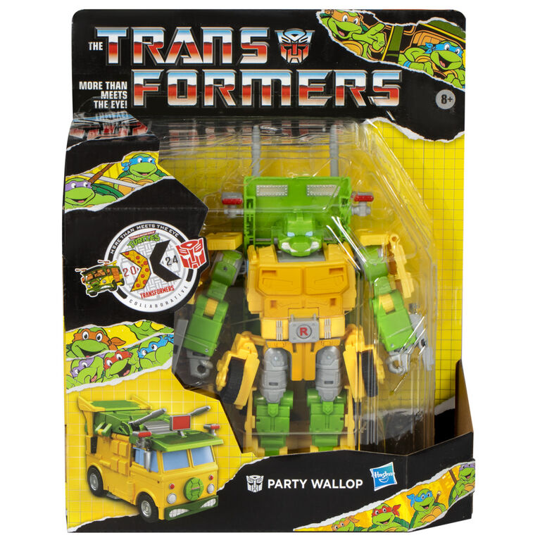 Transformers Collaborative, figurine Teenage Mutant Ninja Turtles x Transformers Party Wallop