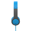 JBuddies Folding Wired Headphones- Blue/Gray