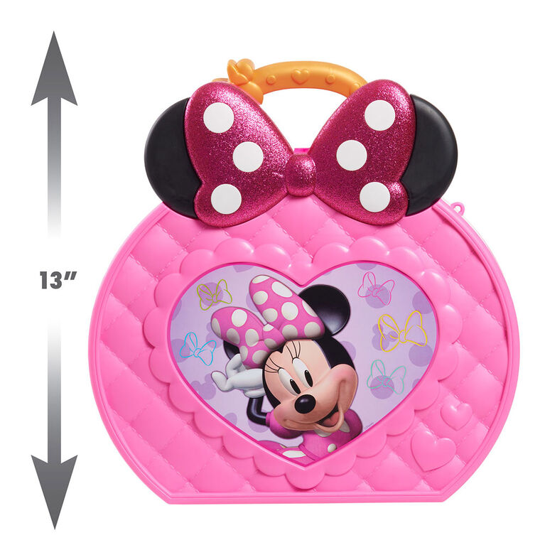 Disney Junior Minnie Mouse Get Glam Magic Vanity with Lights and
