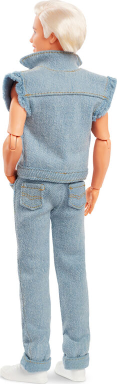 Barbie The Movie Collectible Ken Doll Wearing All-Denim Matching Set with  Original Ken Signature Underwear 