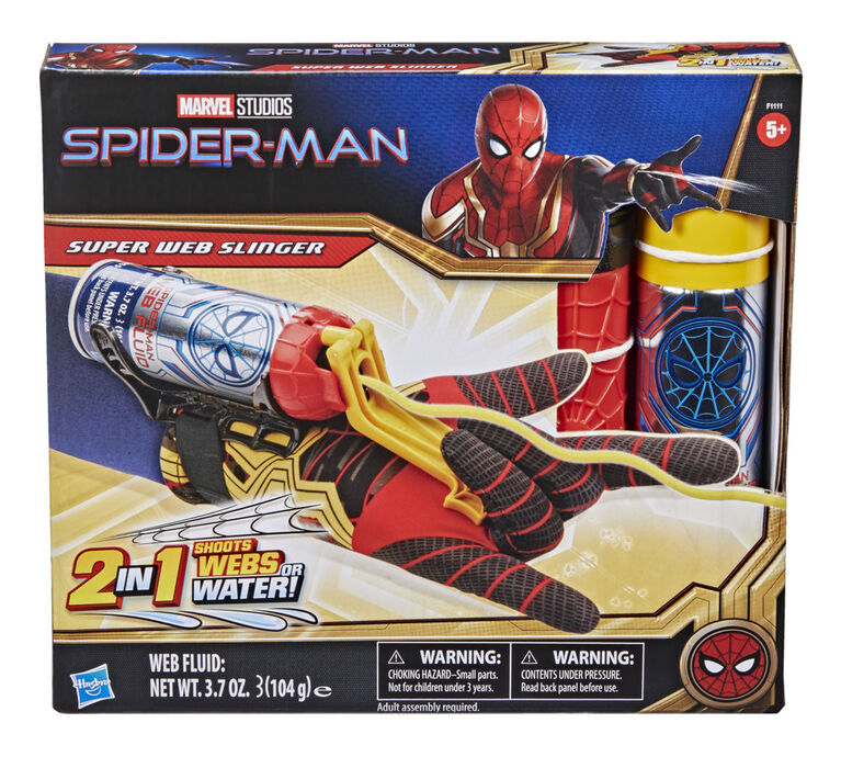 Hasbro Marvel Spider-Man Super Web Slinger Role-Play Toy, Includes Web Fluid
