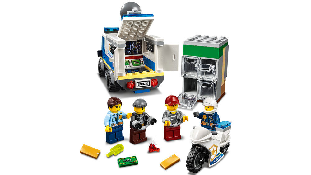 lego city police truck set