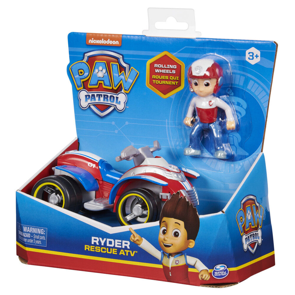 PAW Patrol Ryder s Rescue ATV Vehicle with Collectible Figure