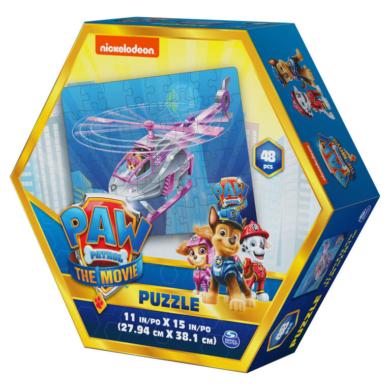 PAW Patrol The Movie, 48 Piece Jigsaw Puzzle, Skye