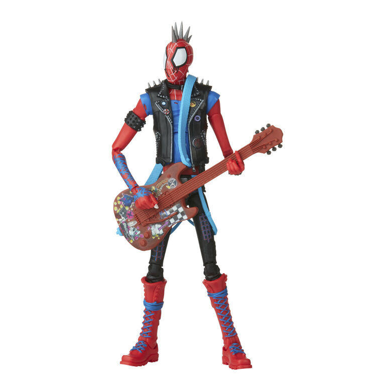 Marvel Legends Series, Spider-Man: Across the Spider-Verse (Partie 1), figurine Spider-Punk de 15 cm, 1 accessoire