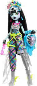 Monster High Monster Fest Frankie Stein Fashion Doll with Festival Outfit, Band Poster and Accessories