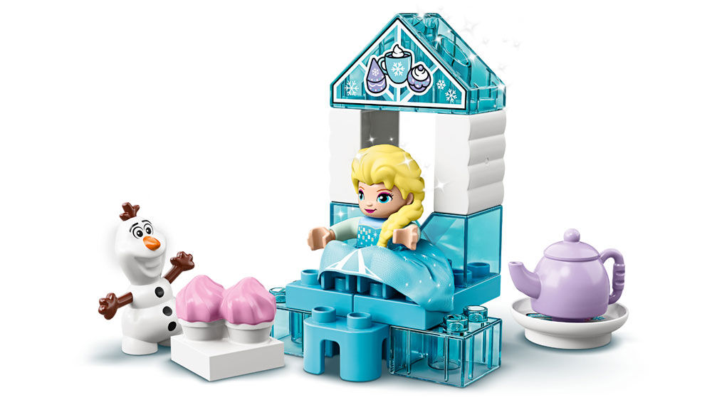 elsa and olaf tea party duplo