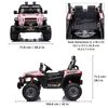 Voltz Toys Jeep avec télécommande, rose