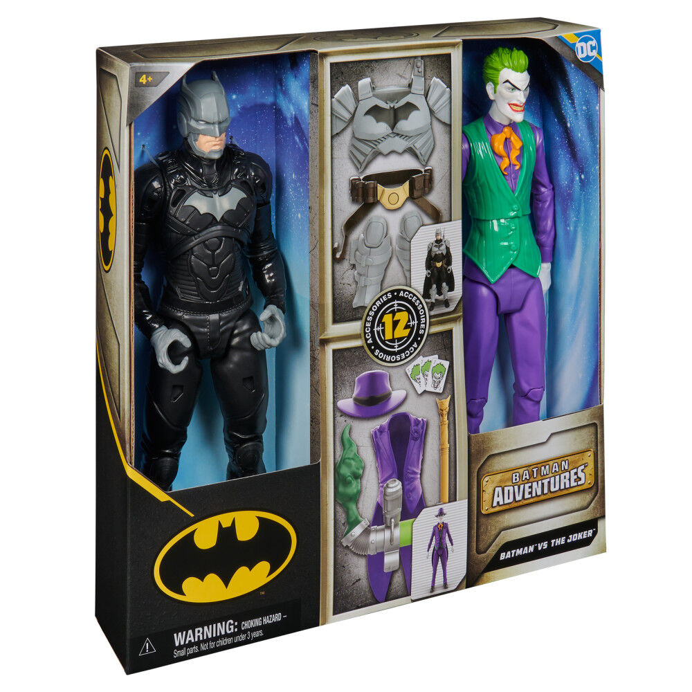 DC Comics Batman Adventures Batman vs The Joker Action Figures