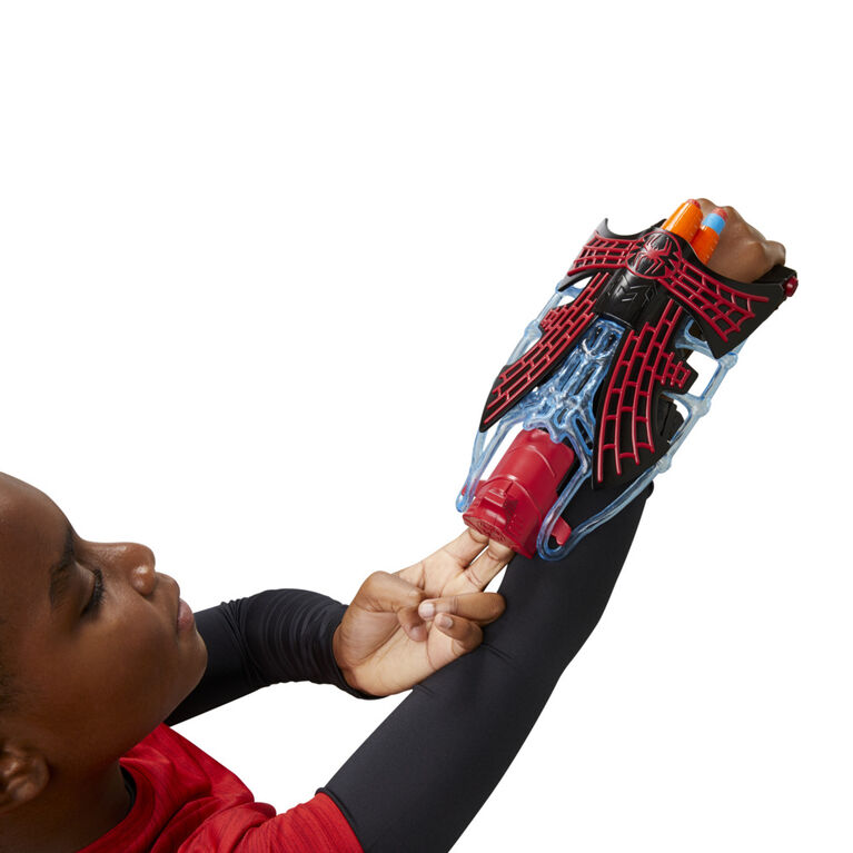 Lot de 2 Gant de Lanceur Spiderman, Gant de Cosplay en Plastique pour  Enfants, Jouets de Poignet Lanceur de Héros, Jouets de