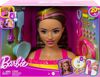 Barbie Deluxe Styling Head with Color Reveal Accessories and Wavy Brown Neon Rainbow Hair