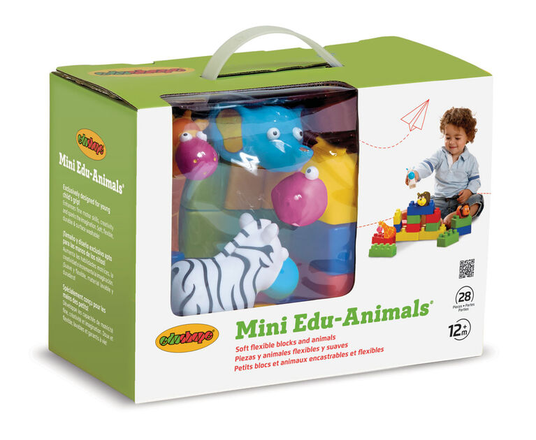 Edushape Mini Edu Animals Box 28 Pieces Toys R Us Canada