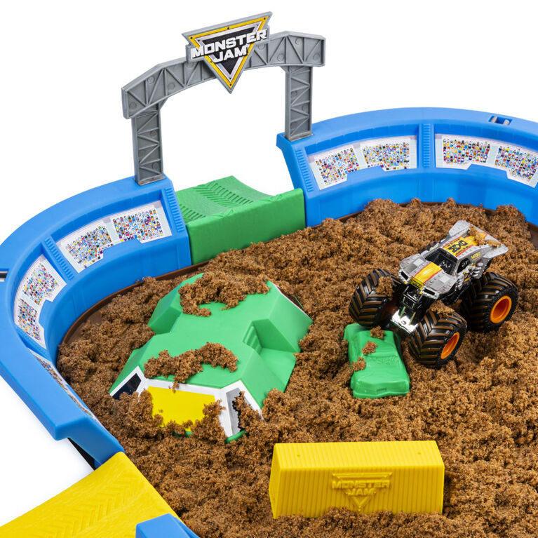 Monster Jam, Monster Dirt Arena 24Inch Playset and Monster Dirt with