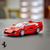 LEGO Speed Champions Ferrari F40 Supercar, Toy Car Model Building Set, Ferrari Gift Idea, 76934