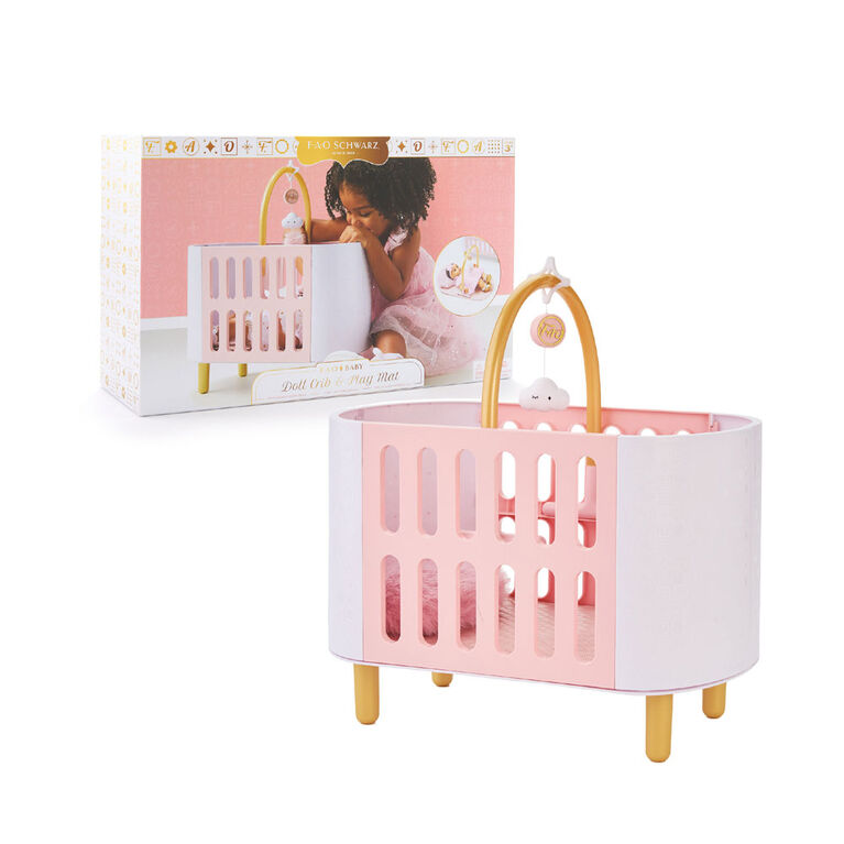 F.A.O. Schwarz Baby Doll Crib & Play Mat - R Exclusive