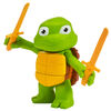 Teenage Mutant Ninja Turtles: Mutant Mayhem - Figurine de base Leonardo et Donatello pour tout-petits (2 packs)