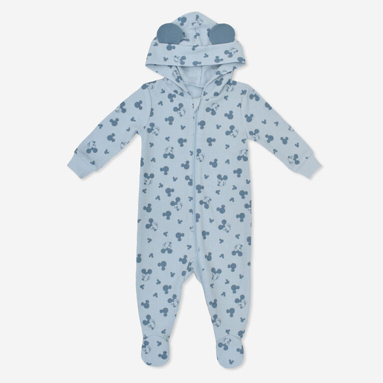 Mickey Mouse Pramsuit Blue 0/3M