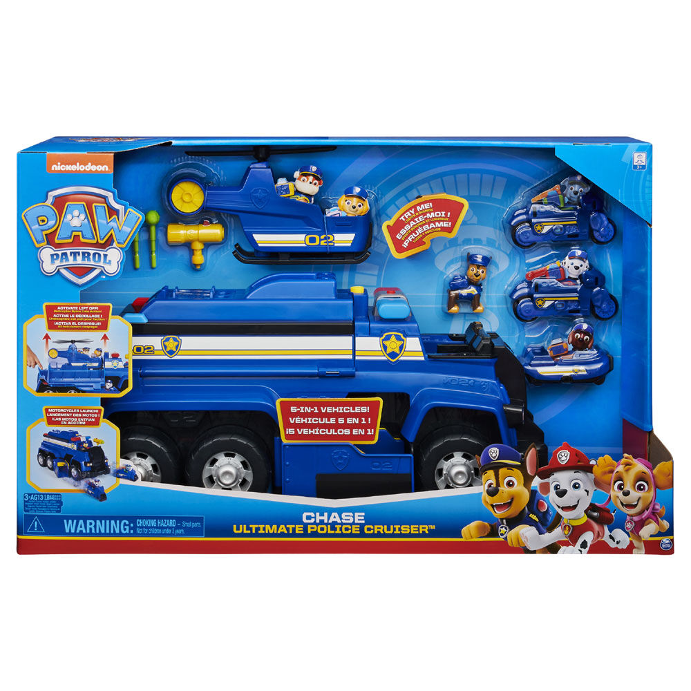 paw patrol chase car