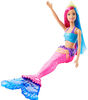 Poupée ​Sirène Barbie Dreamtopia, 30,5 cm (12 po), Cheveux Roses et Bleus