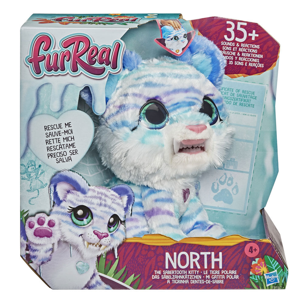 furReal North the Sabertooth Kitty Interactive Pet Toy, 35+ Sound-&  Motion-Combinations