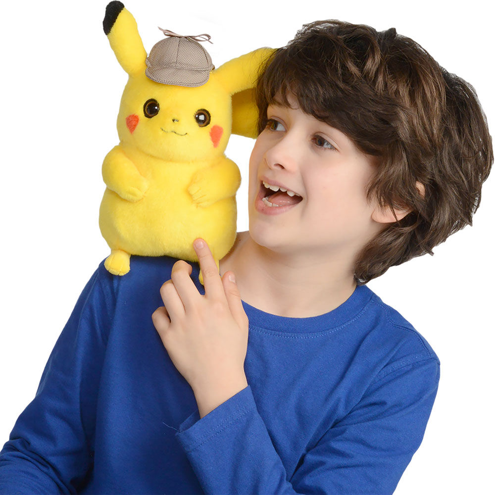 Detective pikachu 8 inch clearance plush