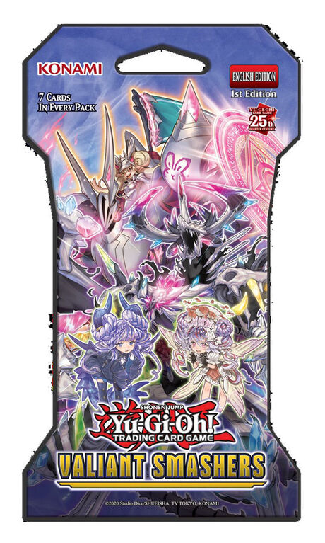 Booster et protège-cartes Valiant Smashers Yu-Gi-Oh! - Édition anglaise
