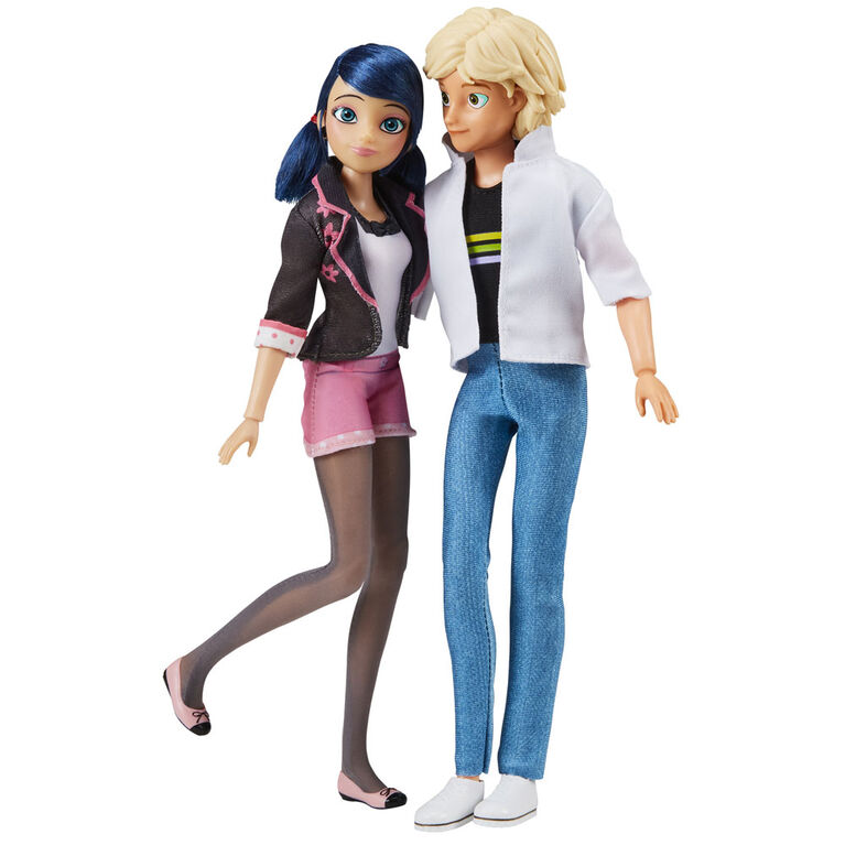 Miraculous Crush Pack - Marinette and Adrien Fashion Doll 2-Pack