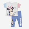 Disney Minne Mouse ens2mcx Haut/Pantalon Legging Bleu 12/18M