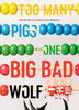 Too Many Pigs and One Big Bad Wolf - Édition anglaise