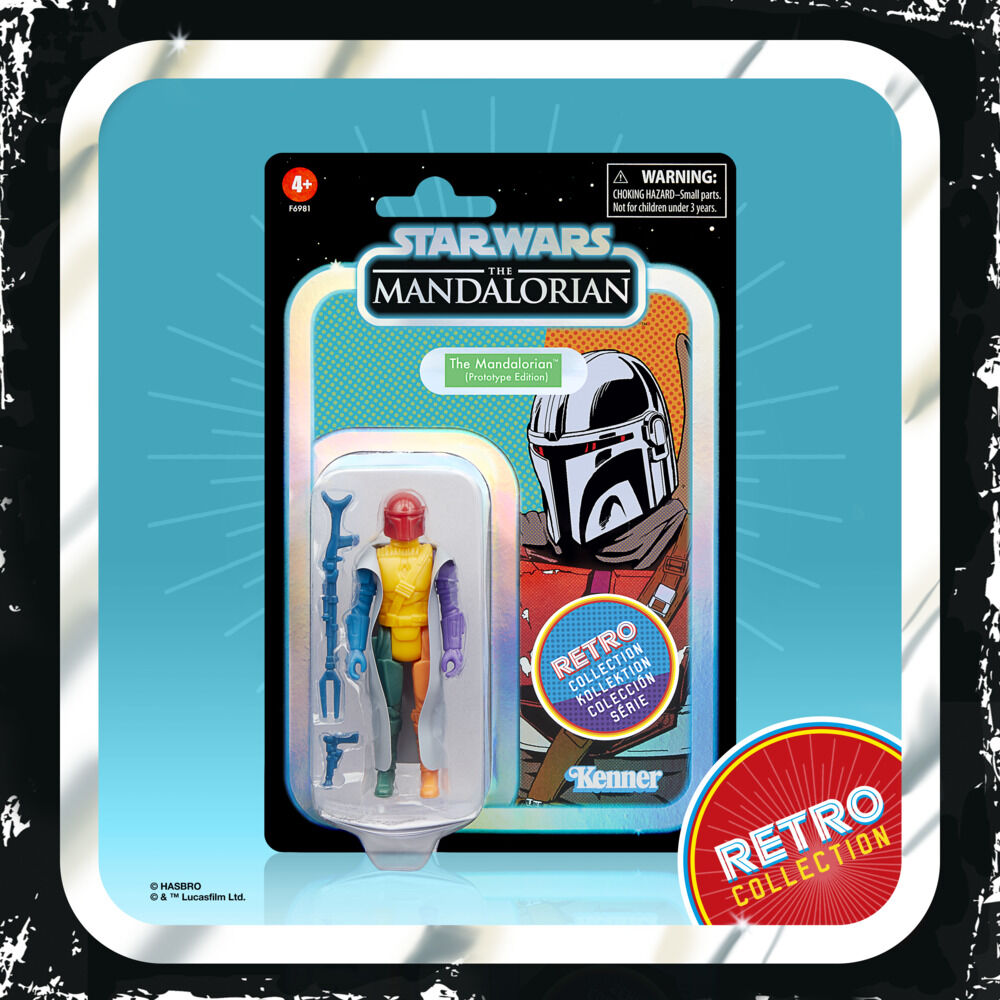 Star Wars Retro Collection The Mandalorian Prototype Edition 3.75