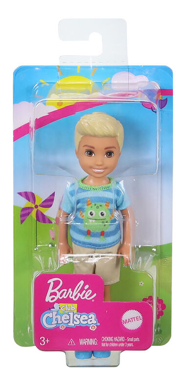 Barbie Club Chelsea Boy Doll with Monster Graphic Shirt and Shorts | Toys R  Us Canada