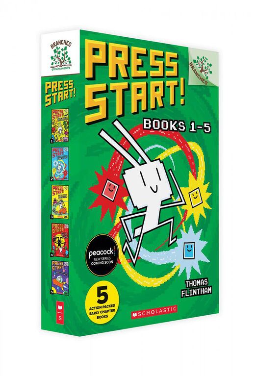 Press Start!, Books 1-5: A Branches Box Set - English Edition