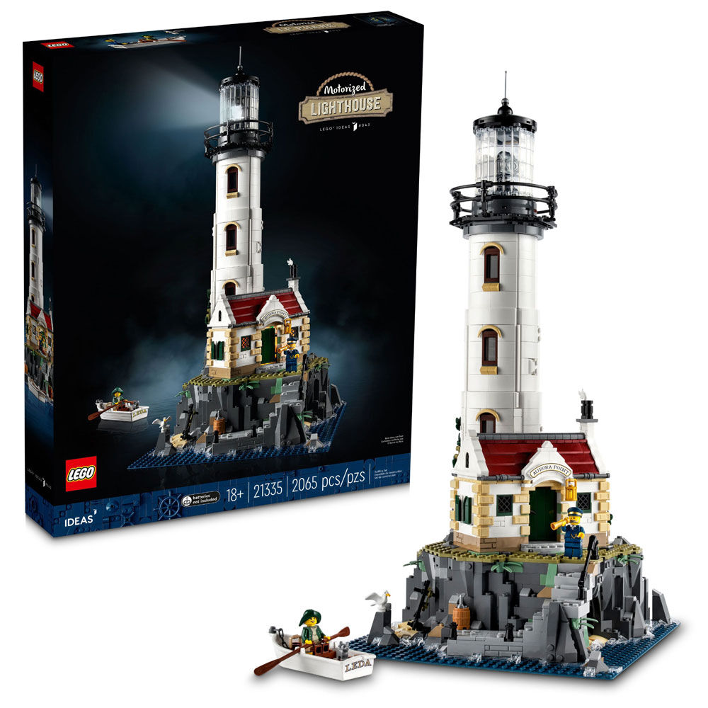 Lego Ideas Motorized Lighthouse 21335 Building Kit For Adults (2,065 Pieces)
