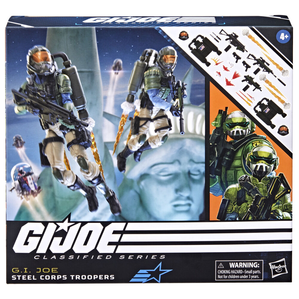 G.I. Joe Classified Series Steel Corps Troopers, Collectible G.I. 
