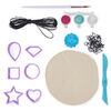 Cool Maker, Clay Your Way Pottery Craft Kit with 6 Air Dry Clay Discs, Paint and Tools
