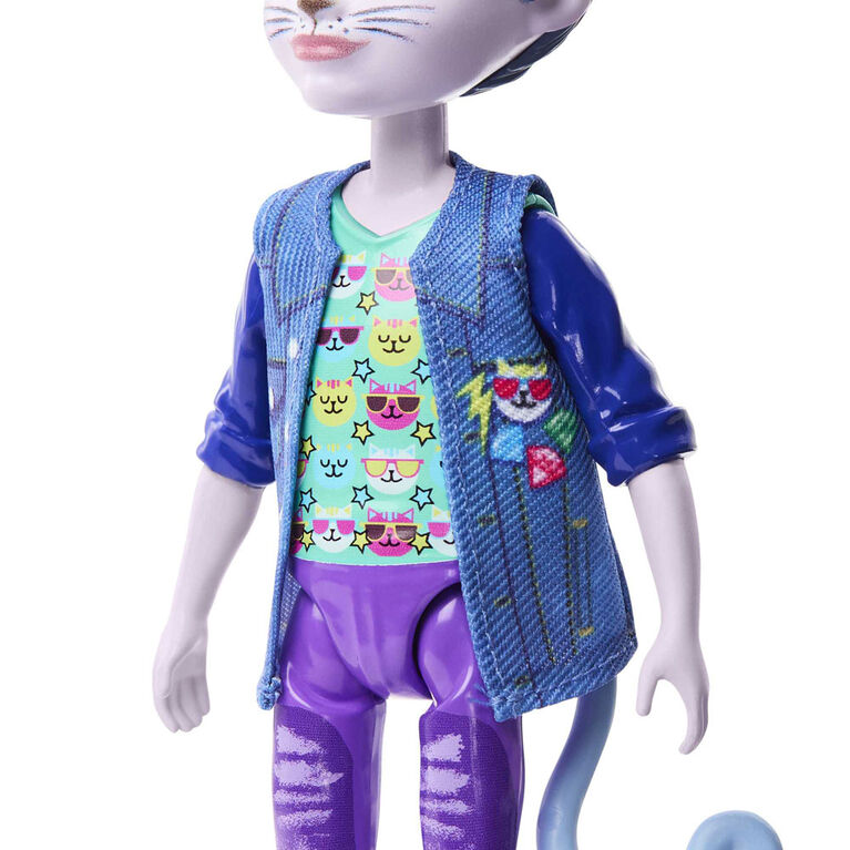 Enchantimals Dolls, Glam Party Cole Cat Doll and Figure - R Exclusive