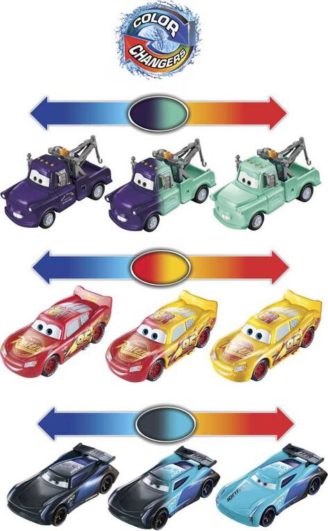 Disney Pixar Cars – Assortiment Color Changers