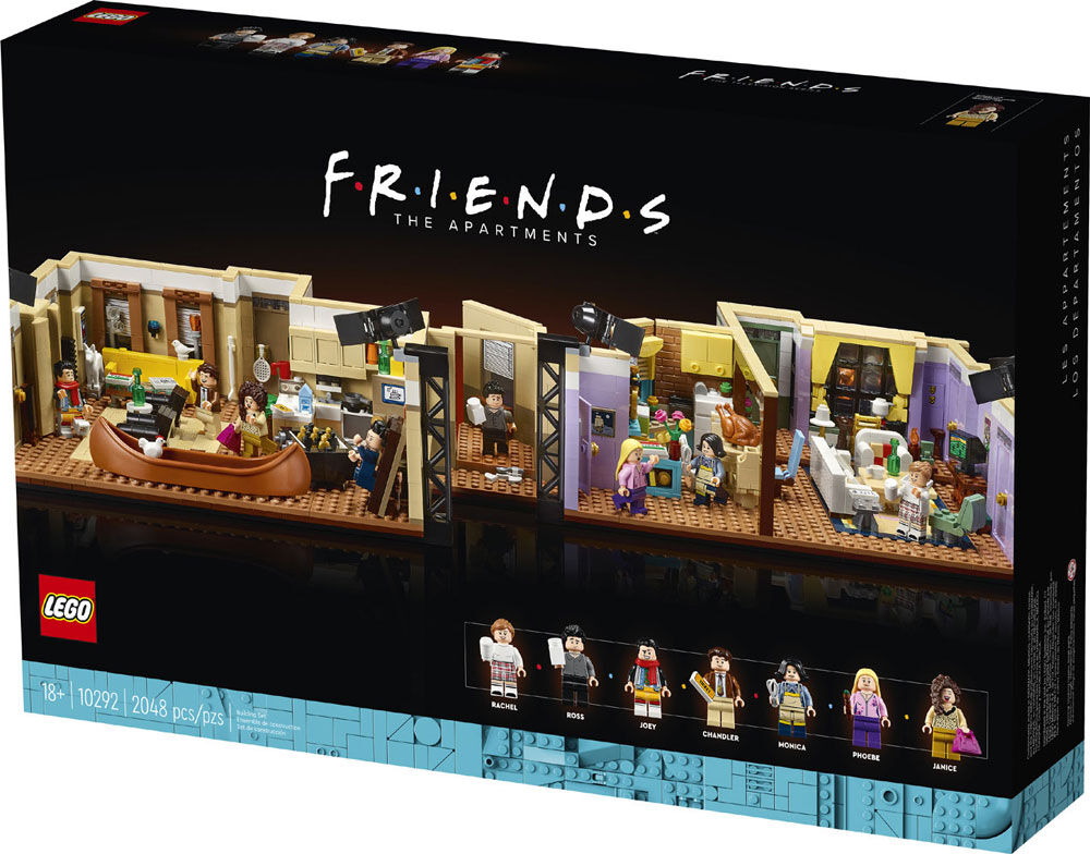 LEGO The Friends Apartments 10292 Building Kit (2,048 Pieces