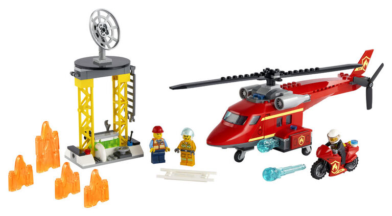 LEGO City Fire Fire Rescue Helicopter 60281 (212 pieces) | Toys R Us Canada
