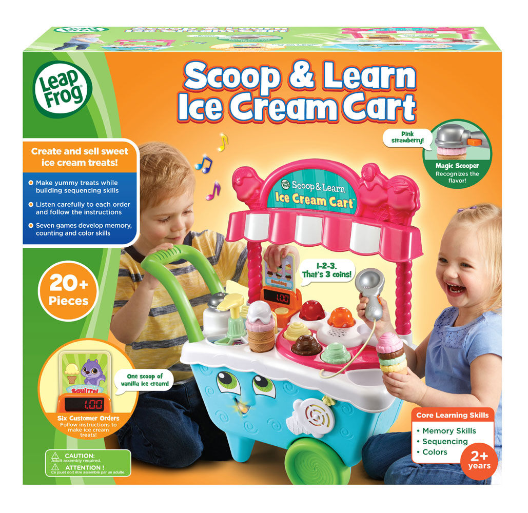 leapfrog scoop ice cream cart