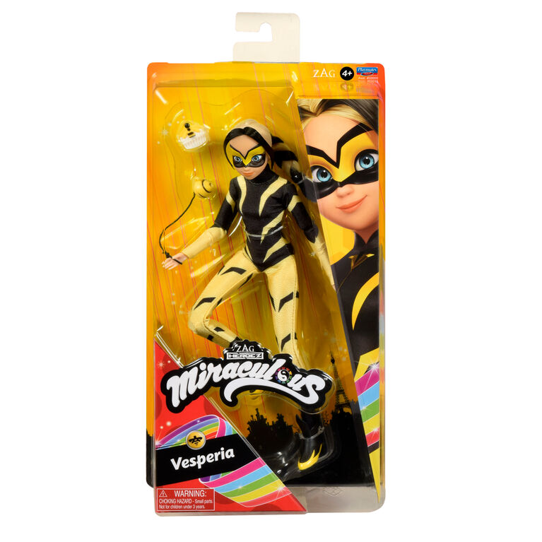Miraculous Playmates Toys Magic Heroez Transformation Surprise Bee Doll 