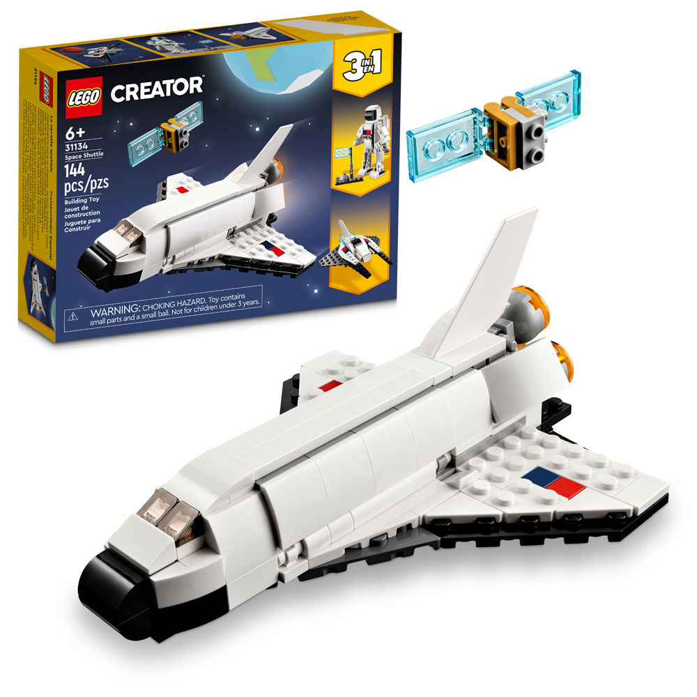LEGO Creator Space Shuttle 31134 Building Toy Set (144 Pieces