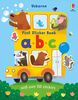 First Sticker Book: ABC - Édition anglaise