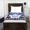 NHL Luxury Velour Blanket - Toronto Maple Leafs