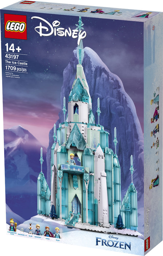 Disney lego elsa ice clearance castle