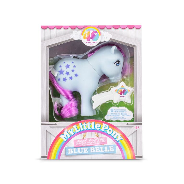Blue belle Classic Pony, My Little Pony, Basic Fun, 35322, cadeaux