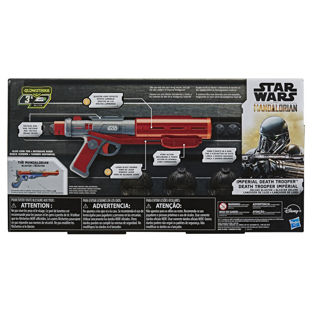 nerf star wars the mandalorian imperial death trooper blaster