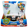 PAW Patrol, Tracker's Jungle Cruiser, Toy Truck with Collectible Action Figure, Sustainably Minded Kids Toys