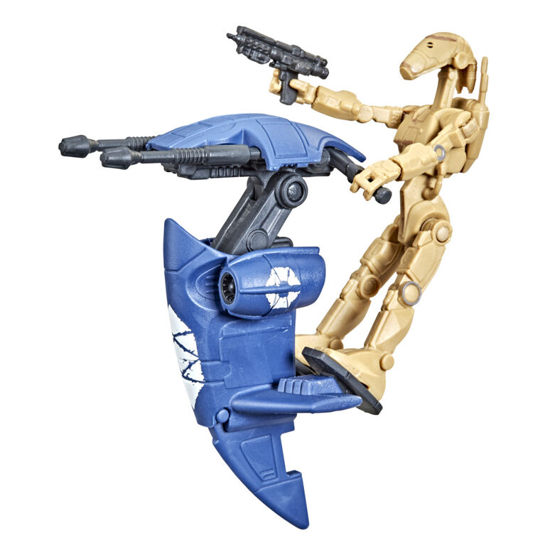 Star Wars Mission Fleet Gear Class Battle Droid Battle Droid Destruction Action Figure