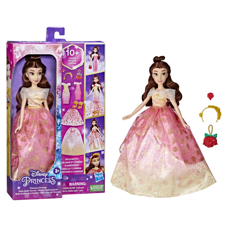 Disney Princesses - Collection Dorée - Pack De 7 Poupées Mannequin